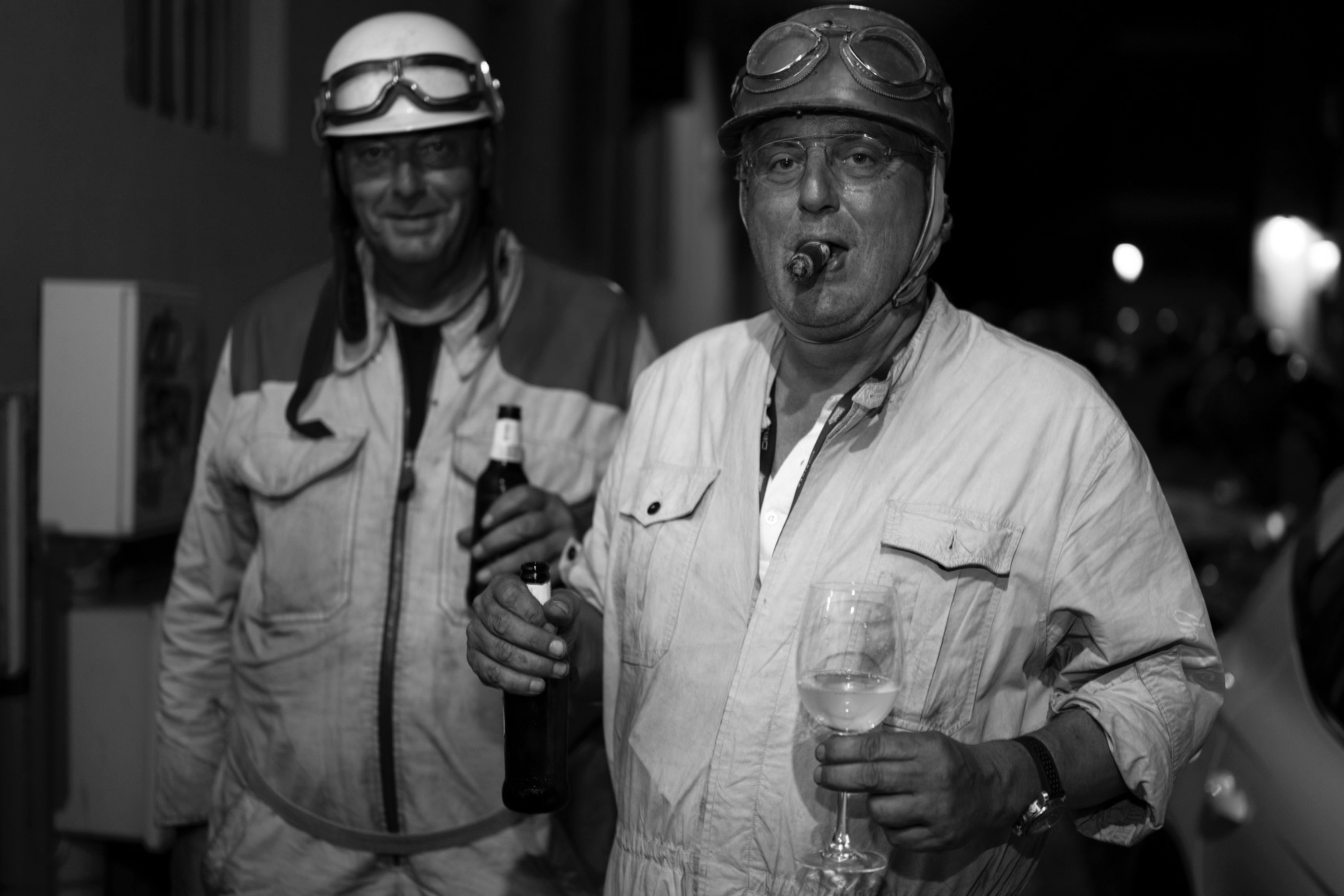 Post-race atmosphere at Mille Miglia 2022 in Parma, historic automotive reportage by Simone Slawitz