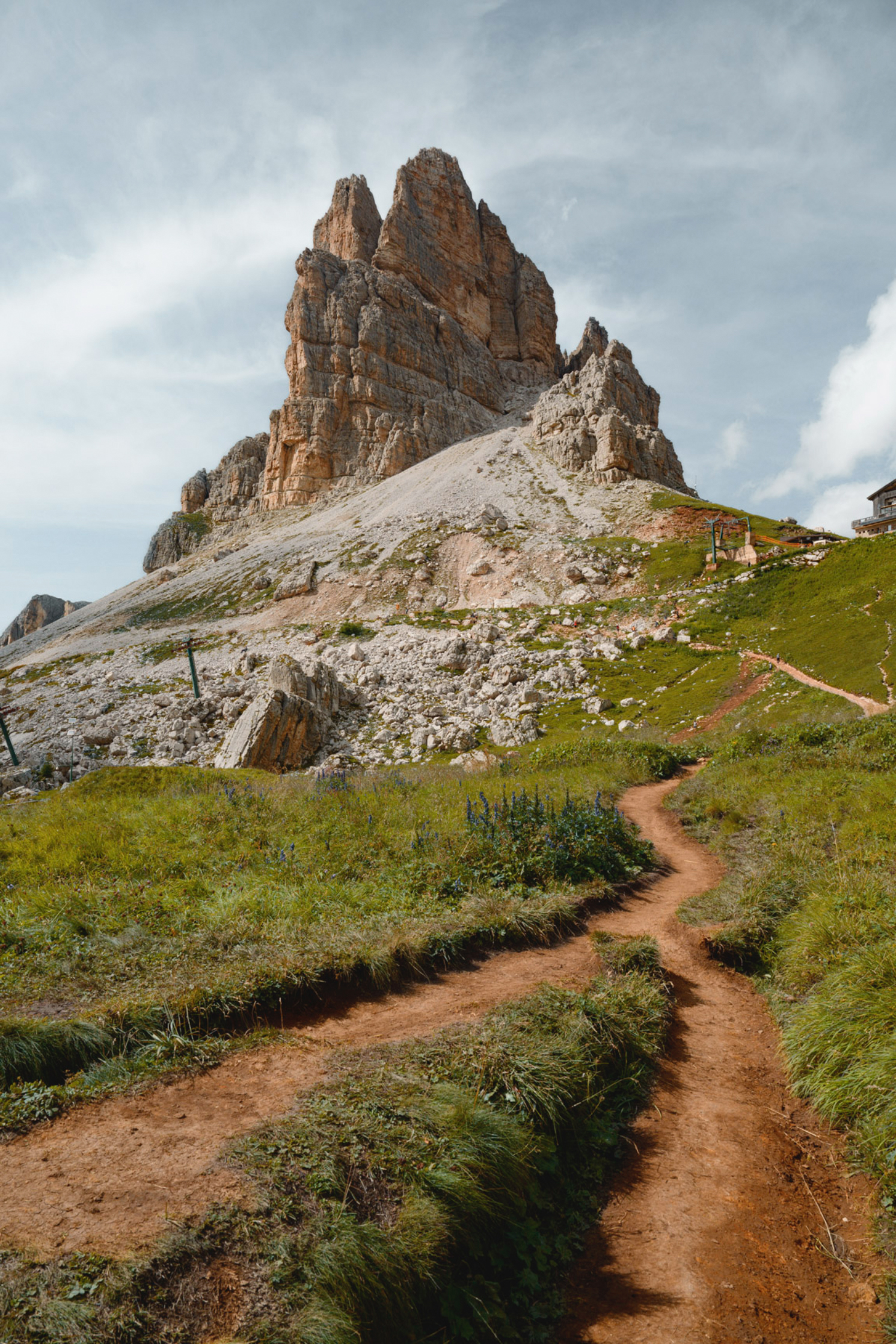 Tre Cime di Lavaredo in the Dolomites, Italian heritage landscape photograph by Simone Slawitz