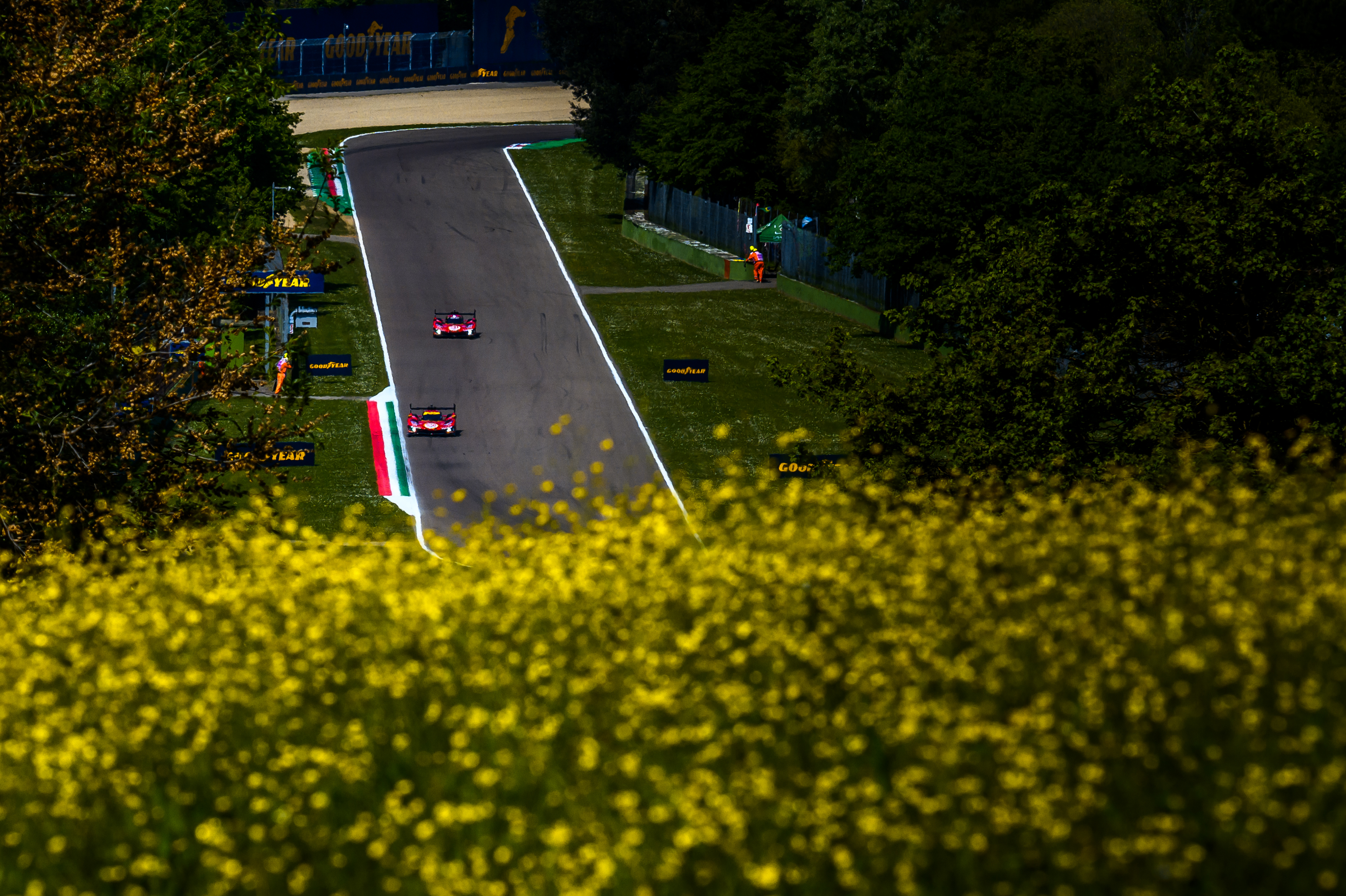 Ferrari 499P view at 6 Hours of Imola 2026, endurance motorsport photograph by Simone Slawitz